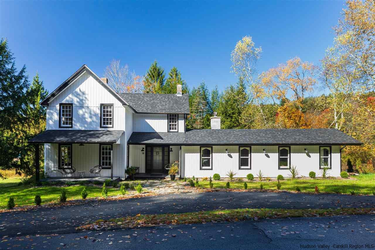 9 Clark A Road Woodbourne, NY 12788 - Photo 33 of 35 a front view of a house with swimming pool and furniture
