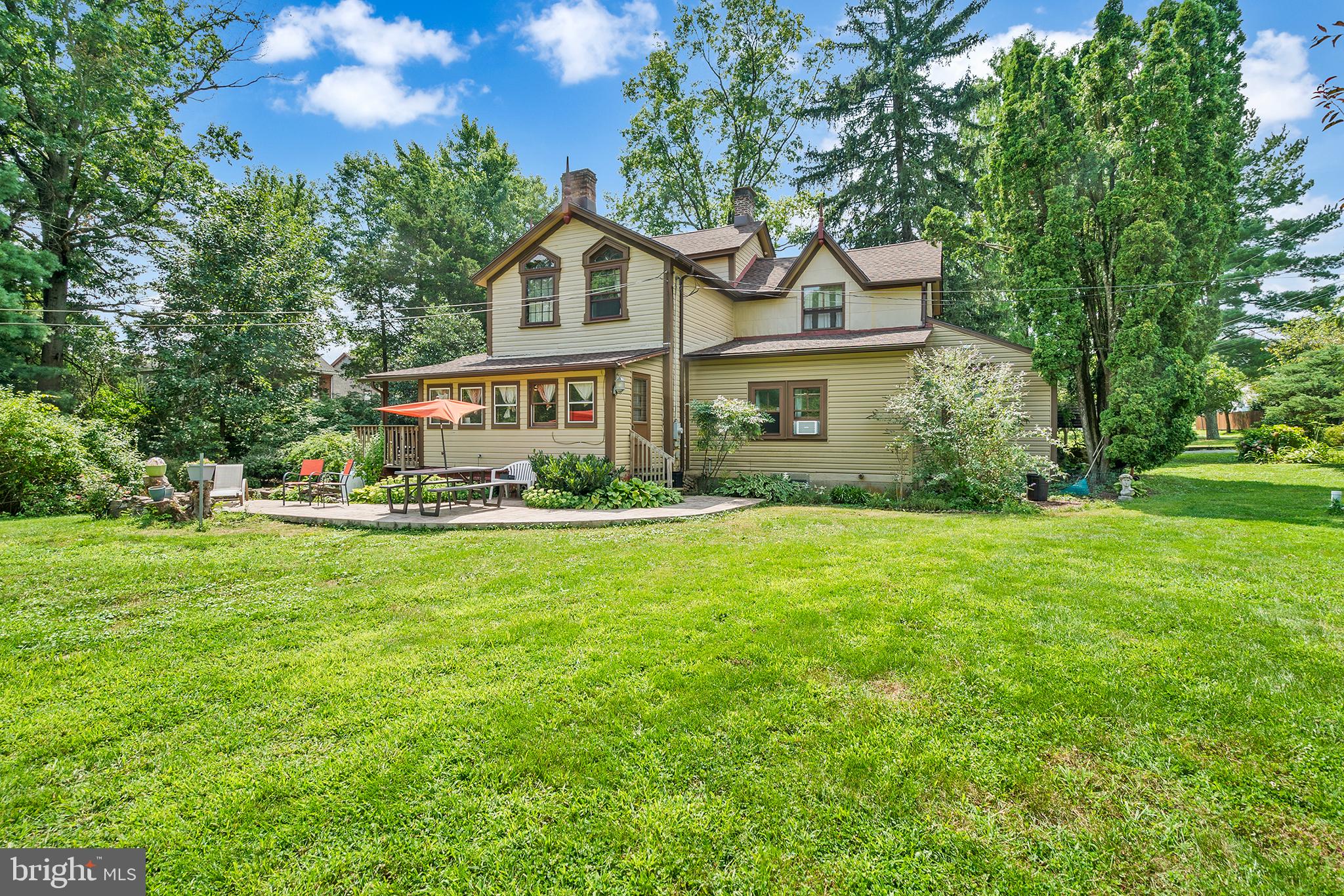 143 Barto Road Barto, PA 19504 - Photo 2 of 37 a front view of a house with a yard table and chairs