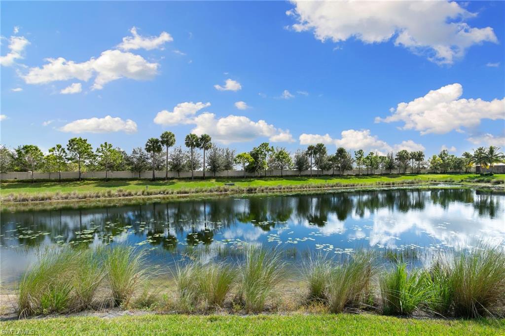 4366 Caldera Circle Naples, FL 34119 - Photo 40 of 41 a view of a lake with a big yard
