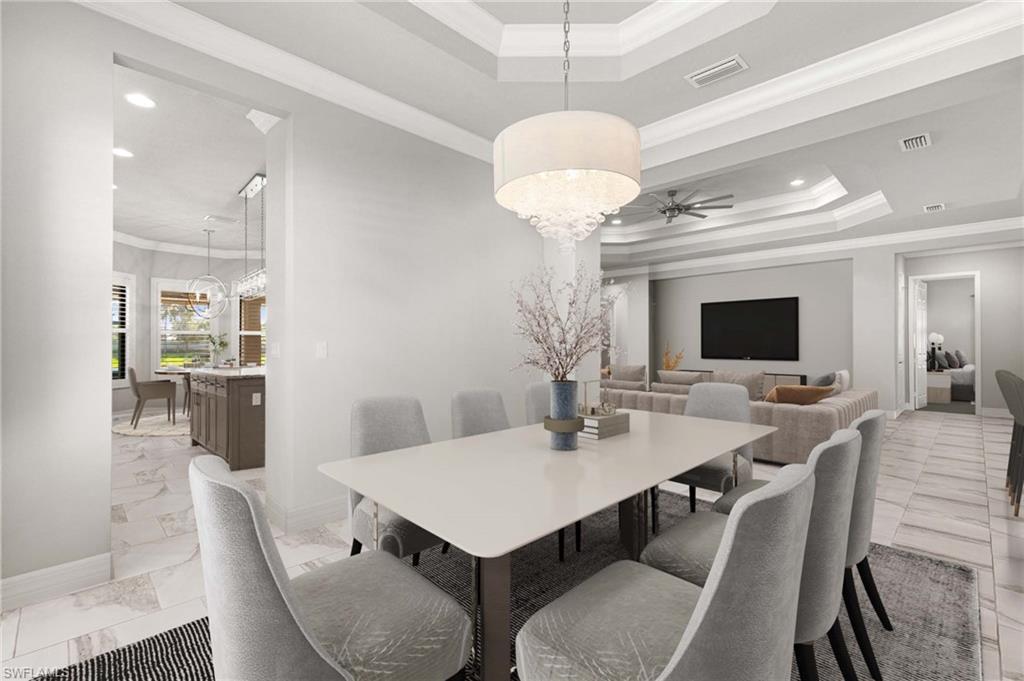 4366 Caldera Circle Naples, FL 34119 - Photo 8 of 41 a view of a dining room with furniture