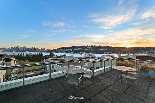 a view of a terrace with outdoor seating