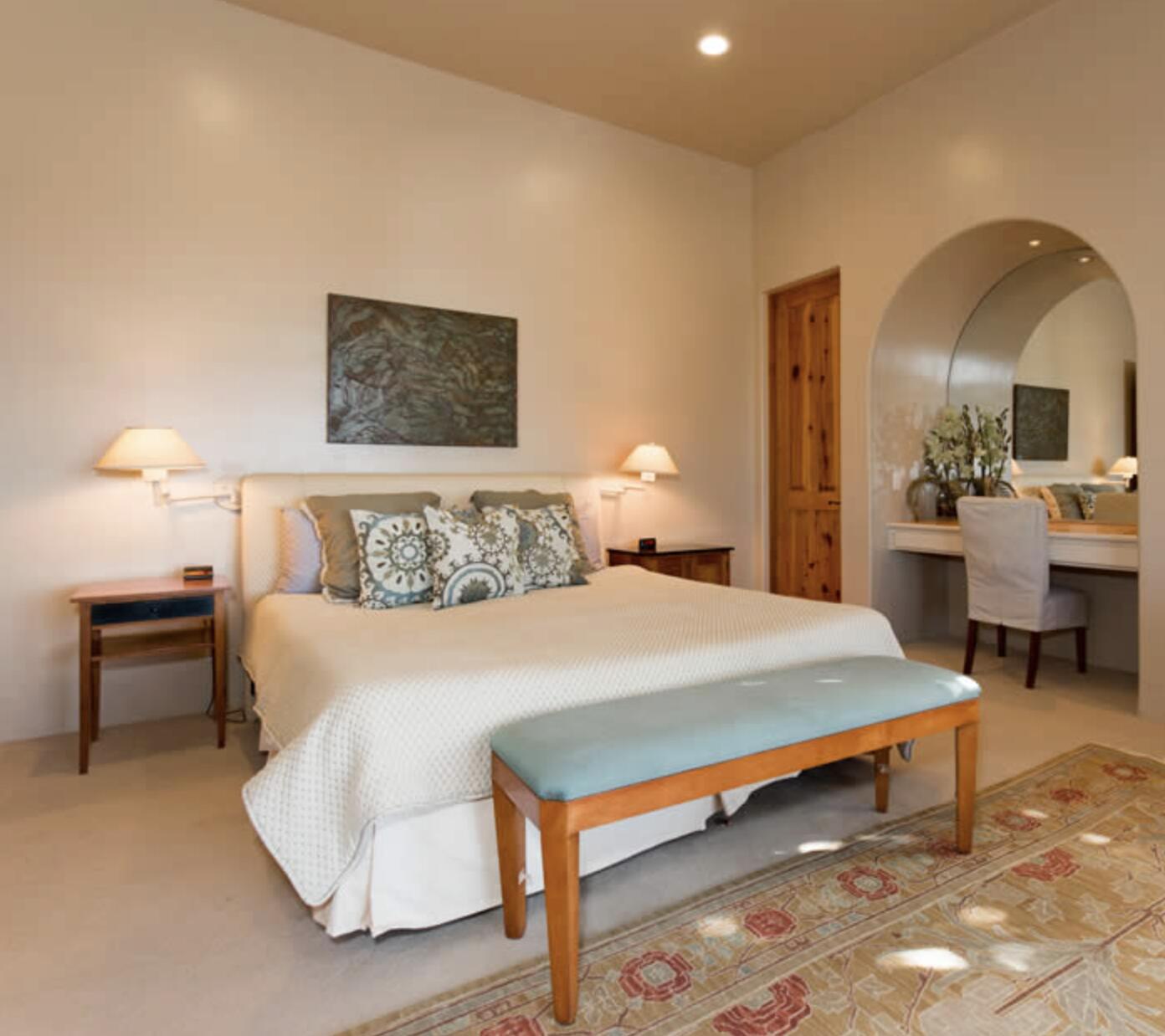 3756 Foothill Road Santa Barbara, CA 93105 - Photo 20 of 70 a bedroom with a bed and window