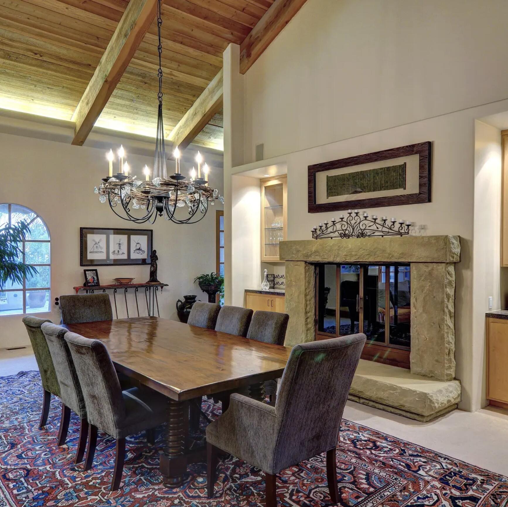 3756 Foothill Road Santa Barbara, CA 93105 - Photo 3 of 70 a view of a dining room with furniture