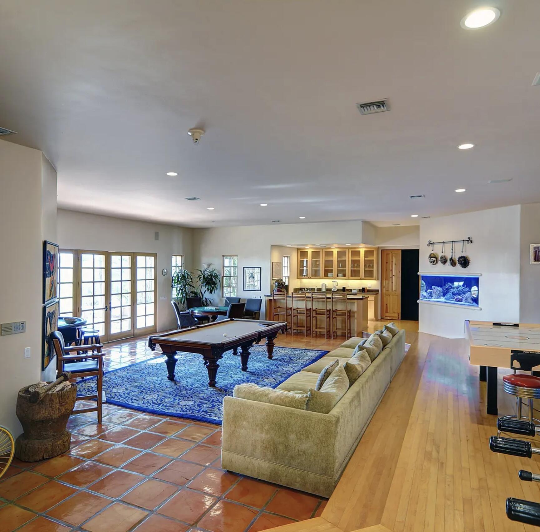 3756 Foothill Road Santa Barbara, CA 93105 - Photo 31 of 70 a living room with furniture large window and a table