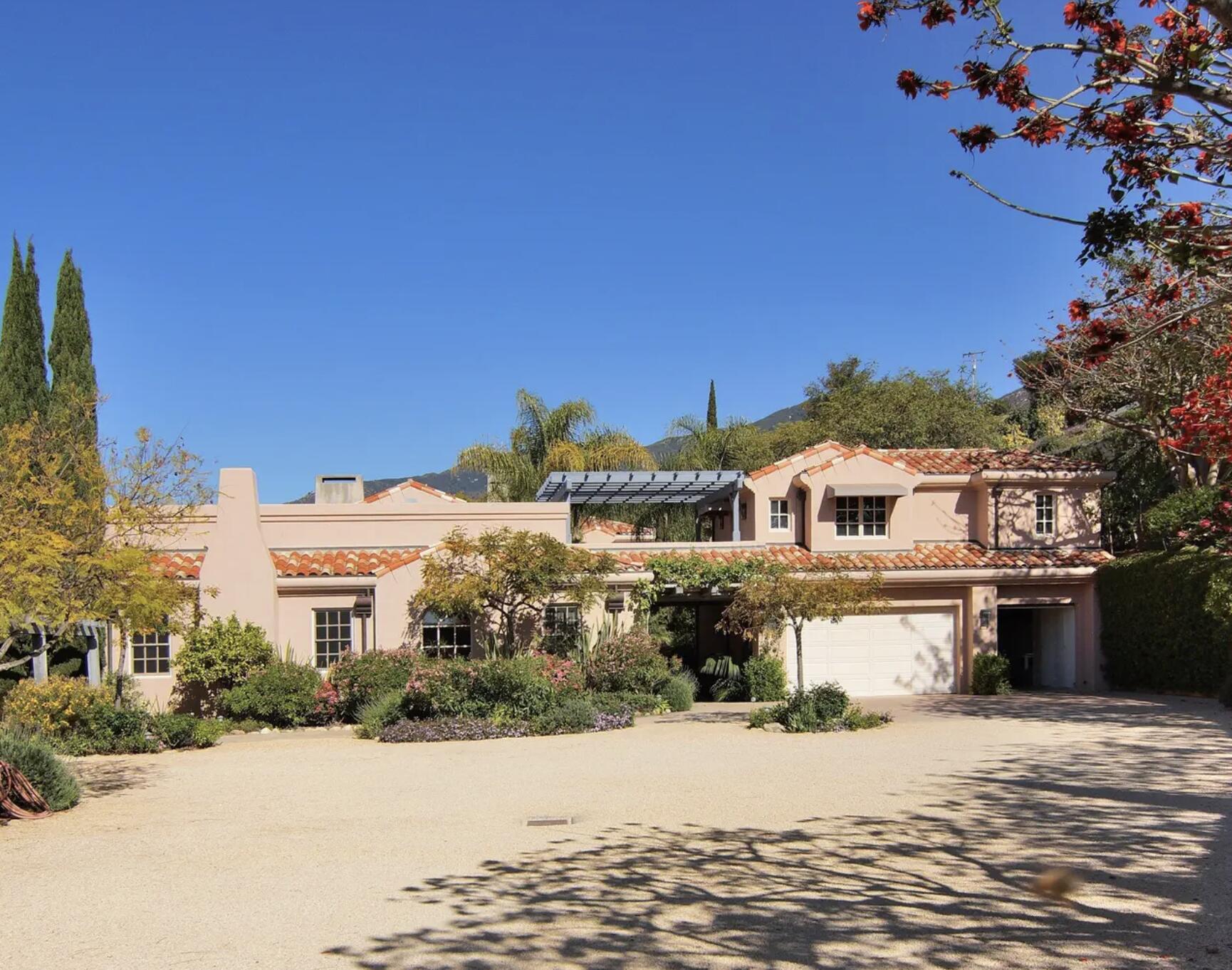 3756 Foothill Road Santa Barbara, CA 93105 - Photo 42 of 70 a front view of a house with a yard