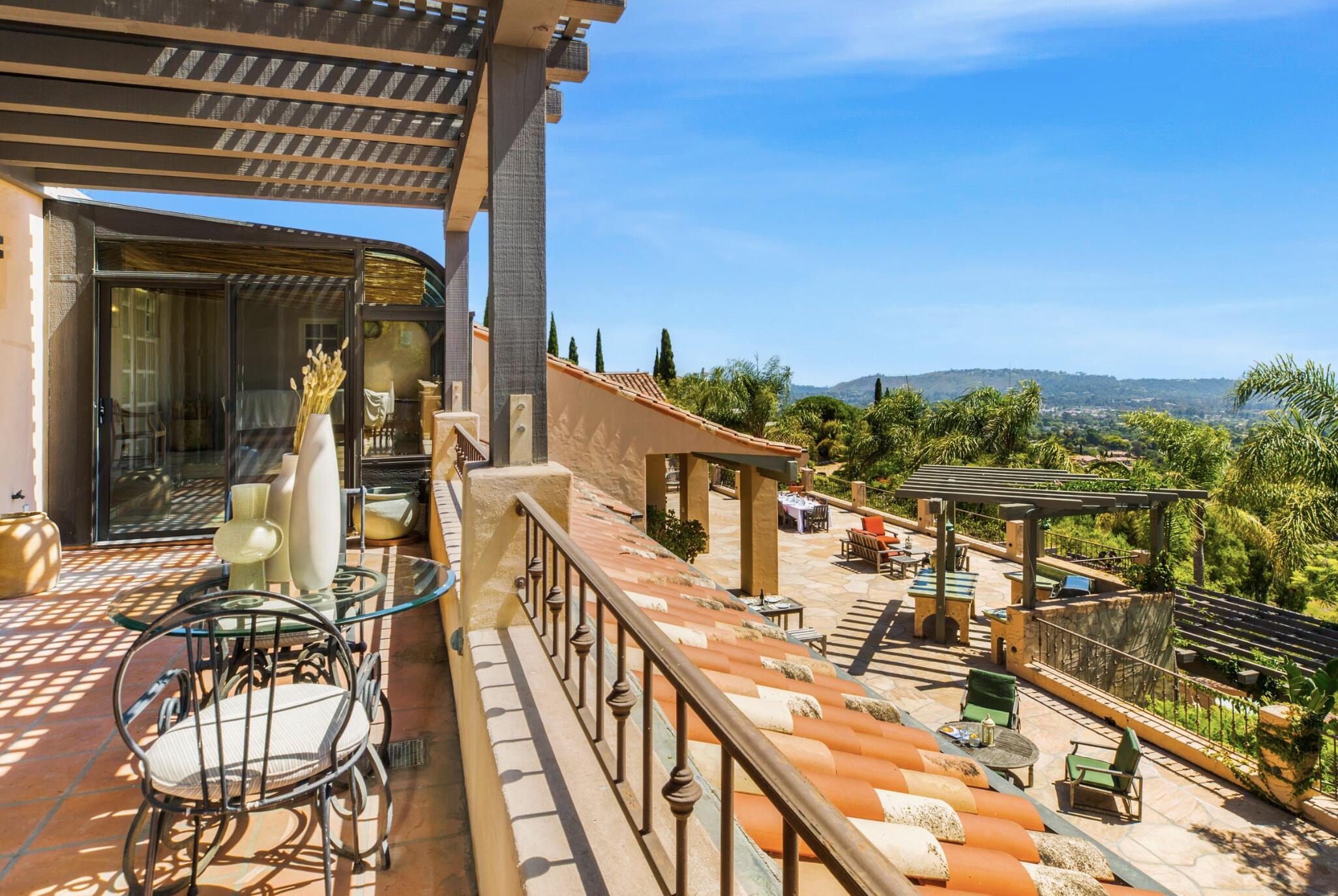 3756 Foothill Road Santa Barbara, CA 93105 - Photo 59 of 70 a view of balcony with furniture