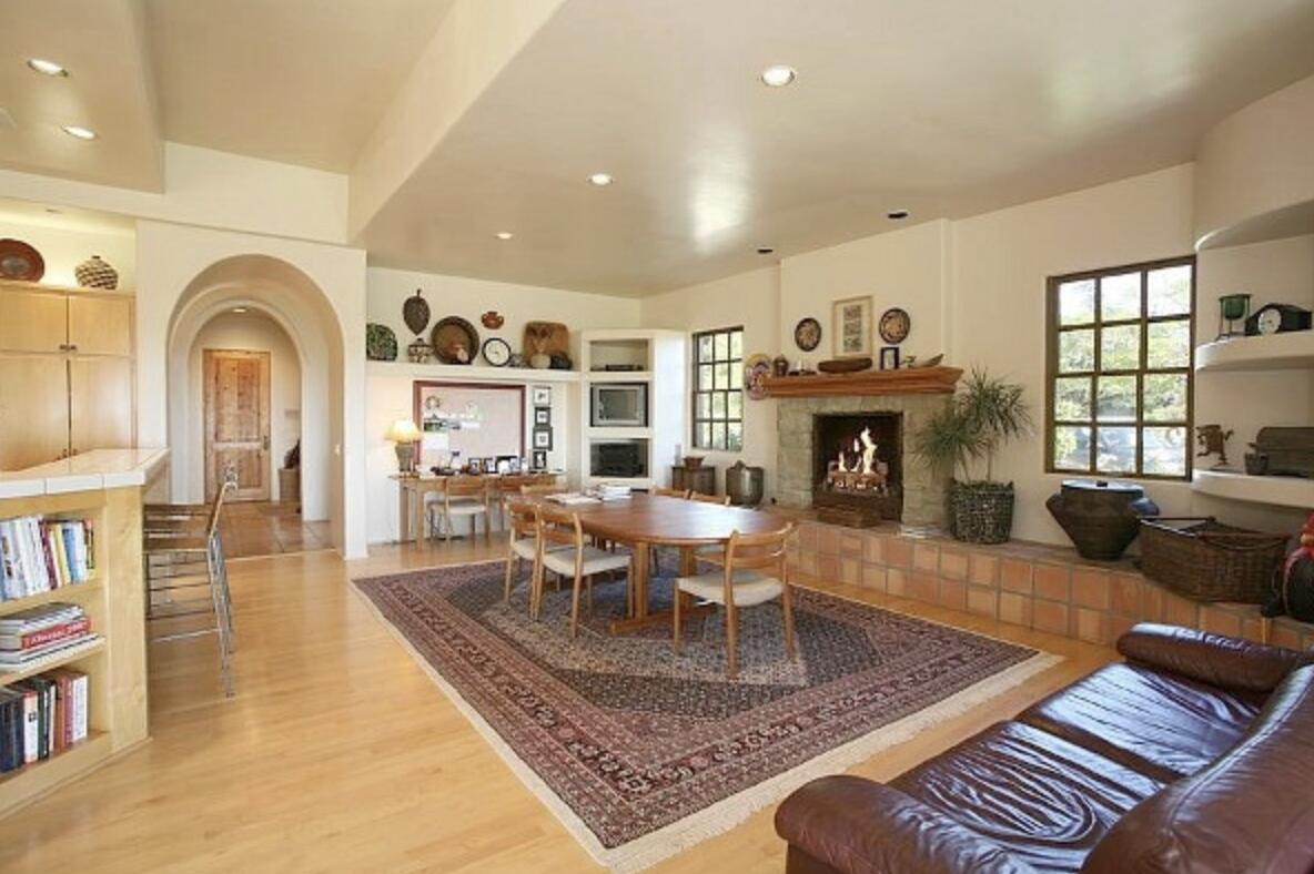 3756 Foothill Road Santa Barbara, CA 93105 - Photo 6 of 70 a living room with furniture fireplace and window