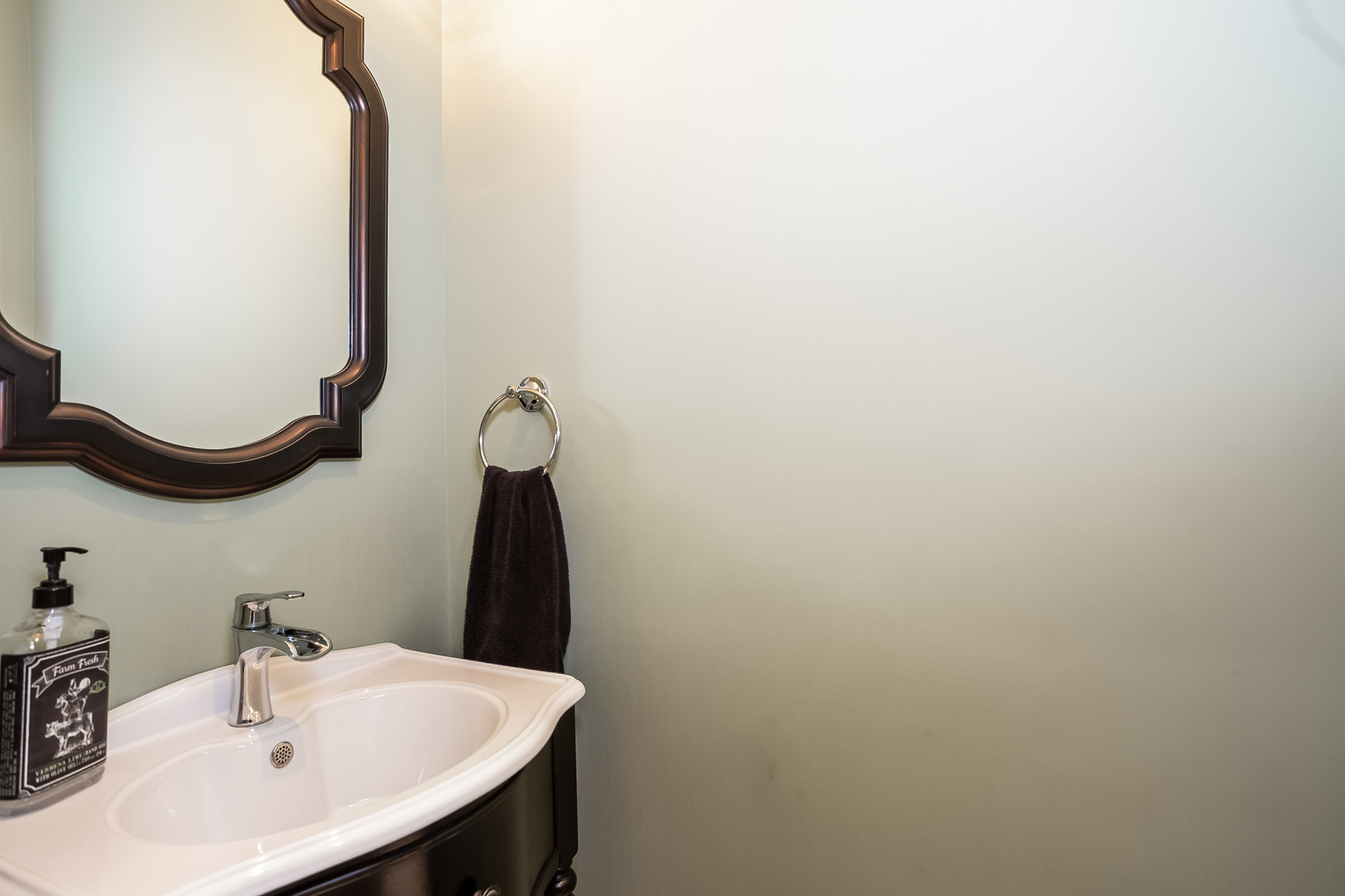 192 Riverside Road Riverside, IL 60546 - Photo 20 of 56 a bathroom with a sink and a mirror