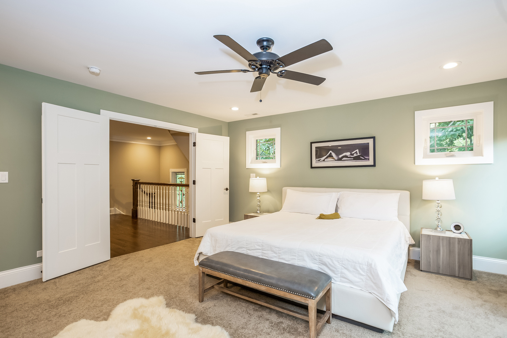 192 Riverside Road Riverside, IL 60546 - Photo 25 of 56 a bedroom with a bed and a table