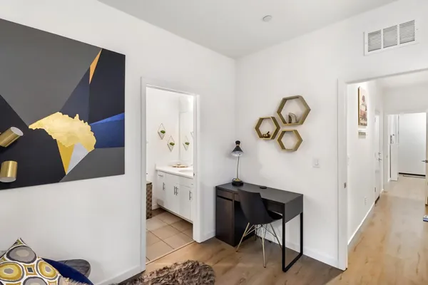 a very nice looking room with a couch