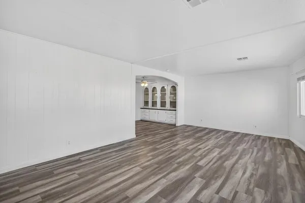 wooden floor in an empty room
