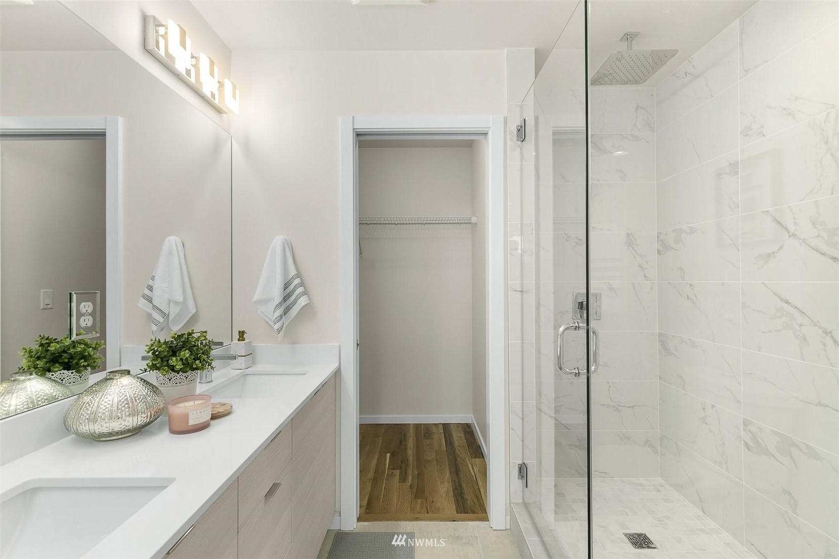 4125 Wallingford Avenue North Seattle, WA 98103 - Photo 14 of 28 a bathroom with a shower and a sink