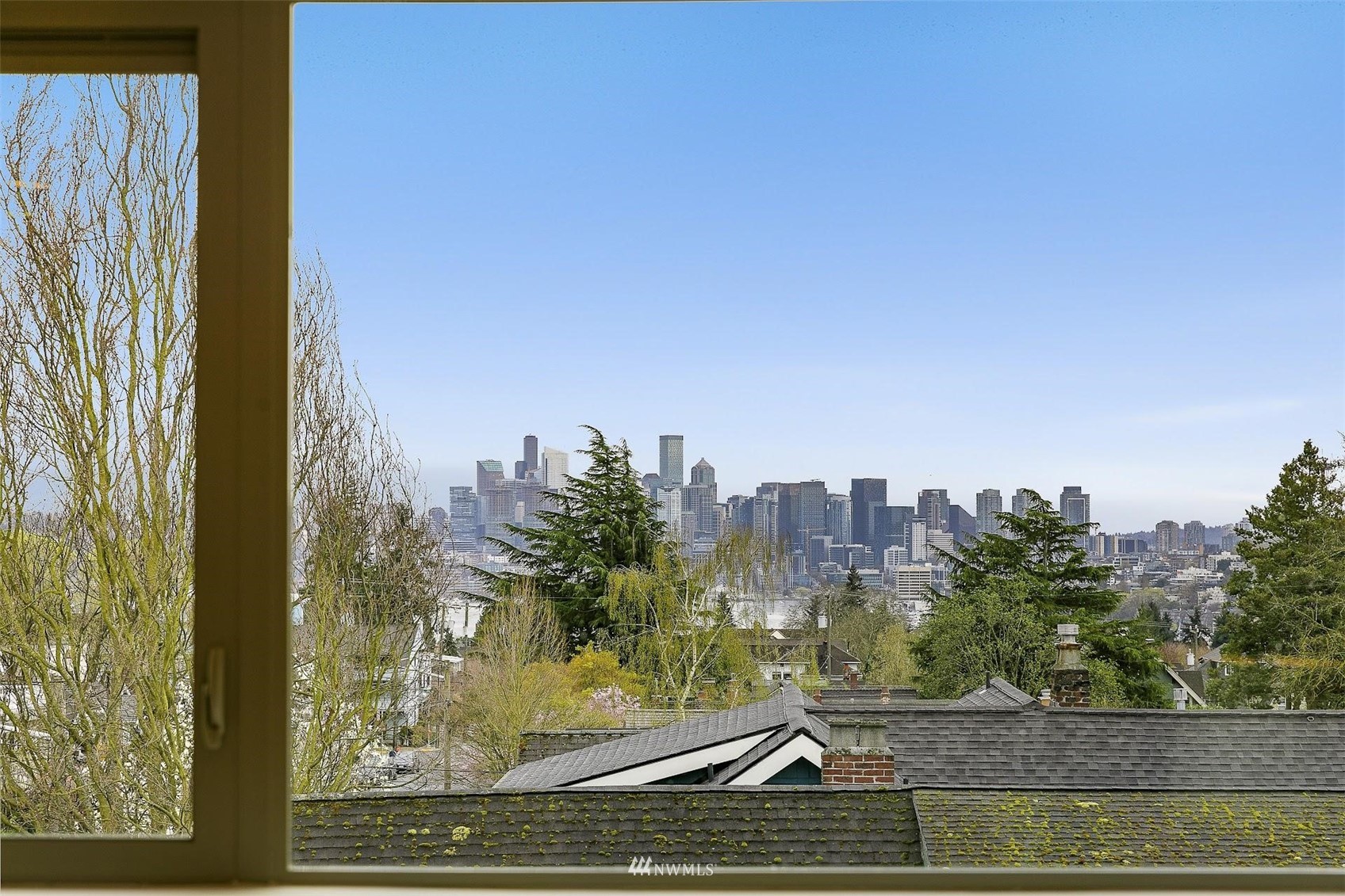 4125 Wallingford Avenue North Seattle, WA 98103 - Photo 21 of 28 a view of swimming pool from a window