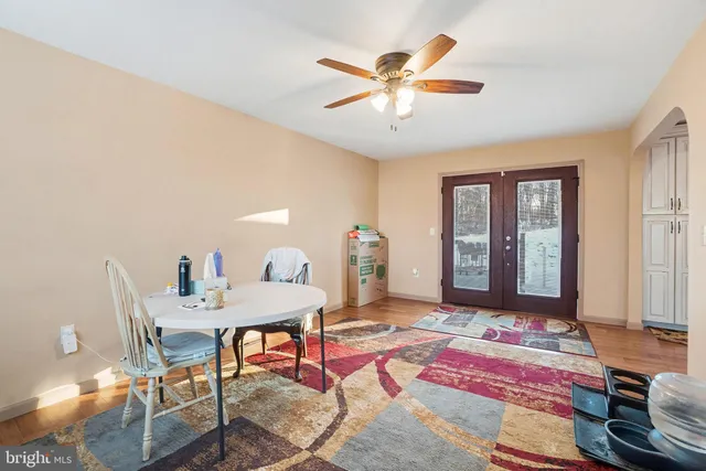 a very nice looking room with a large window