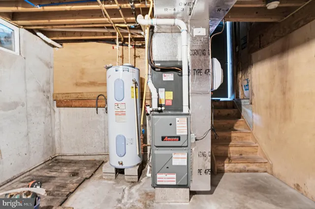 a view of storage and utility room