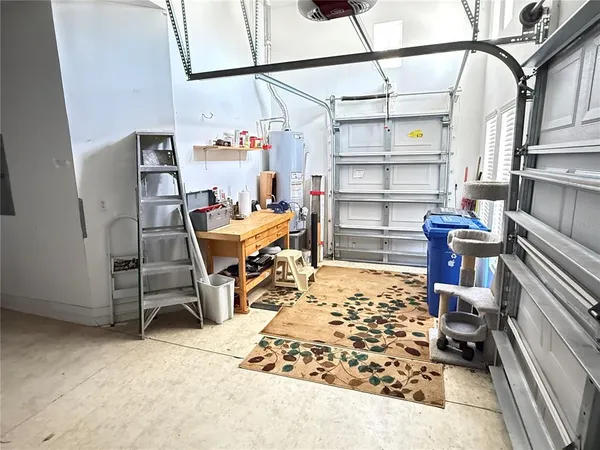 a room with furniture