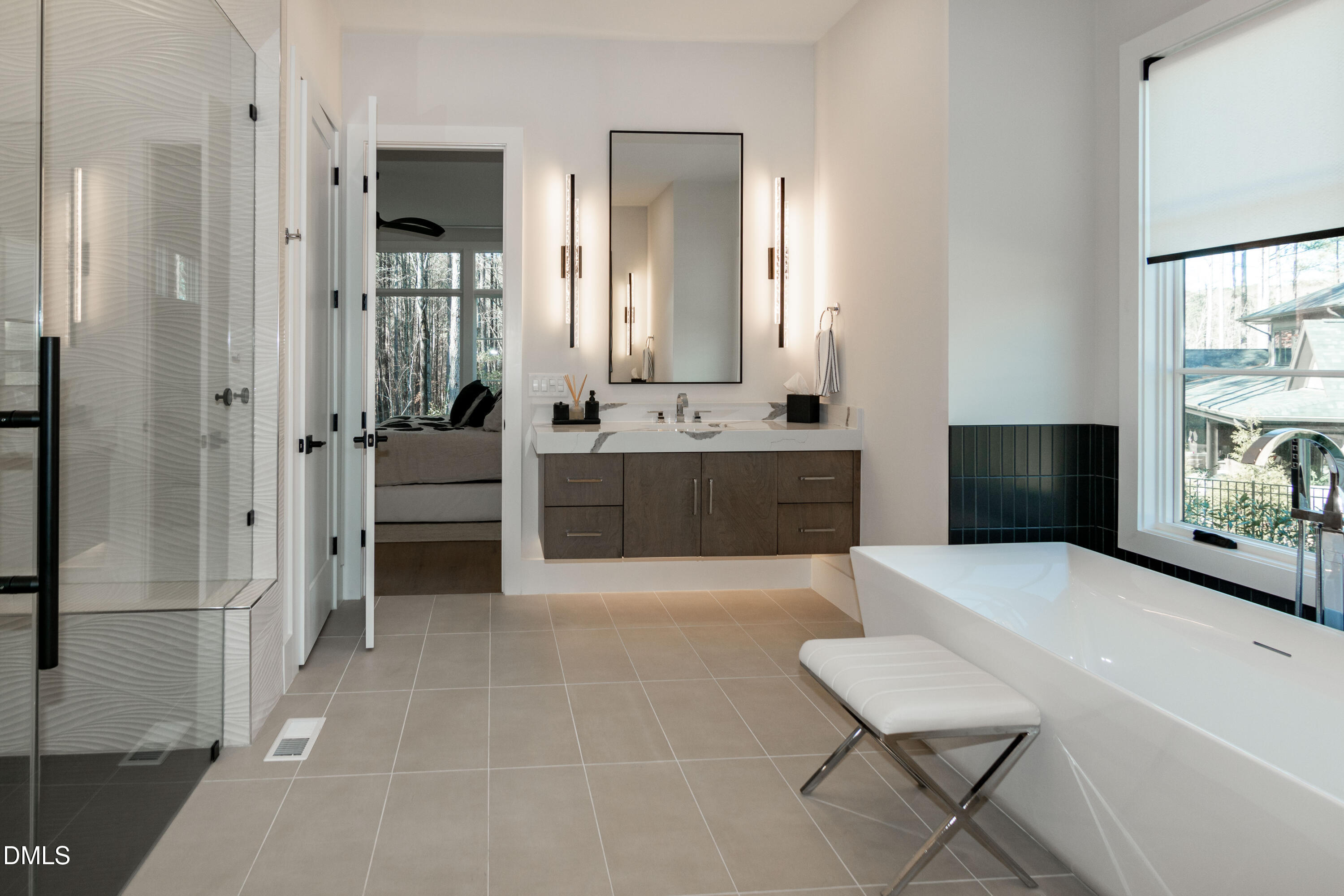 7644 Falls Creek Lane Raleigh, NC 27614 - Photo 31 of 58 a large bathroom with a tub and shower