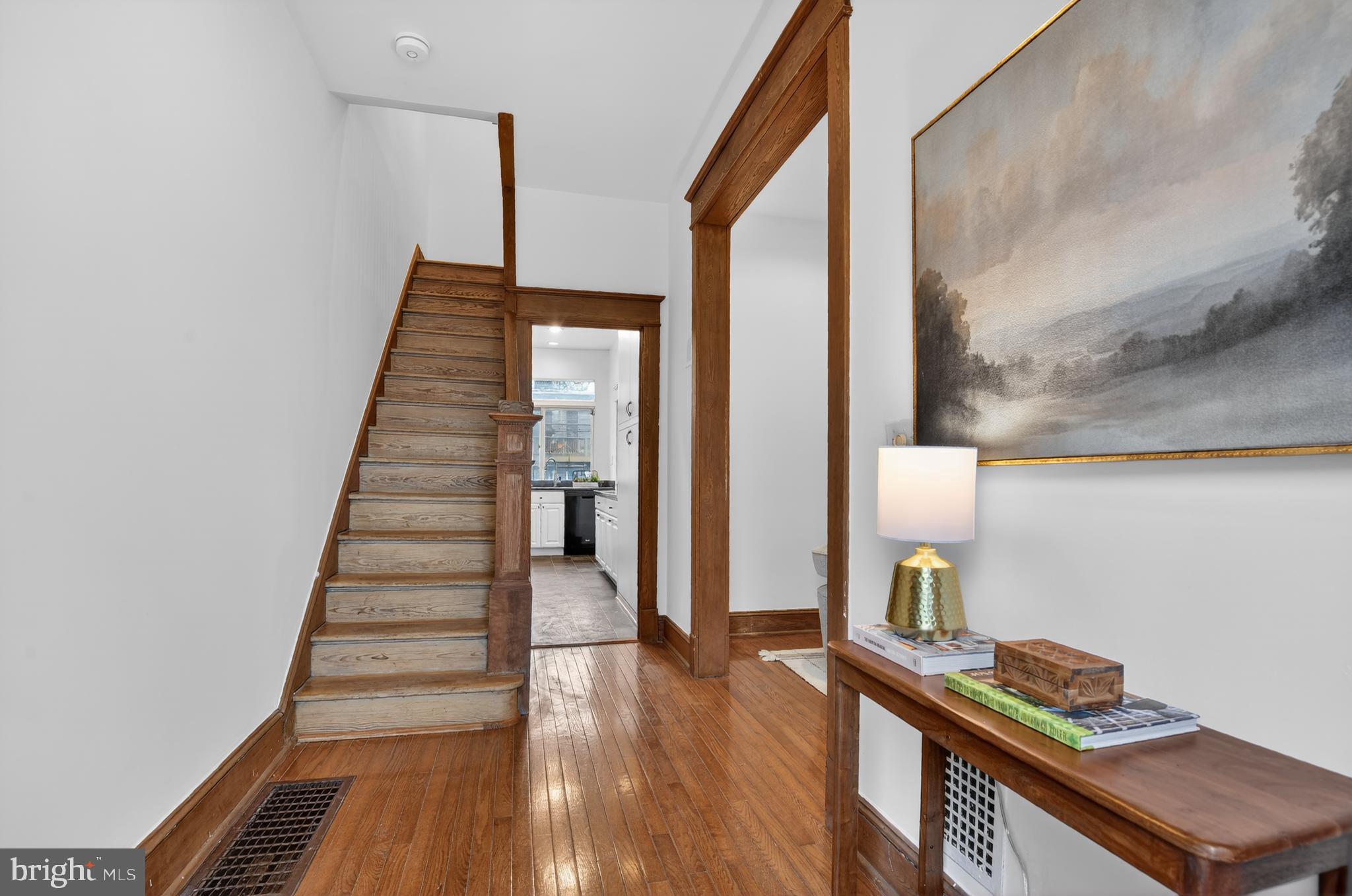 1752 Willard Street Northwest Washington, DC 20009 - Photo 3 of 26 a view of an entryway with wooden floor