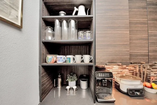 a view of storage and utility room