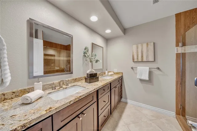 a view of city and mountain