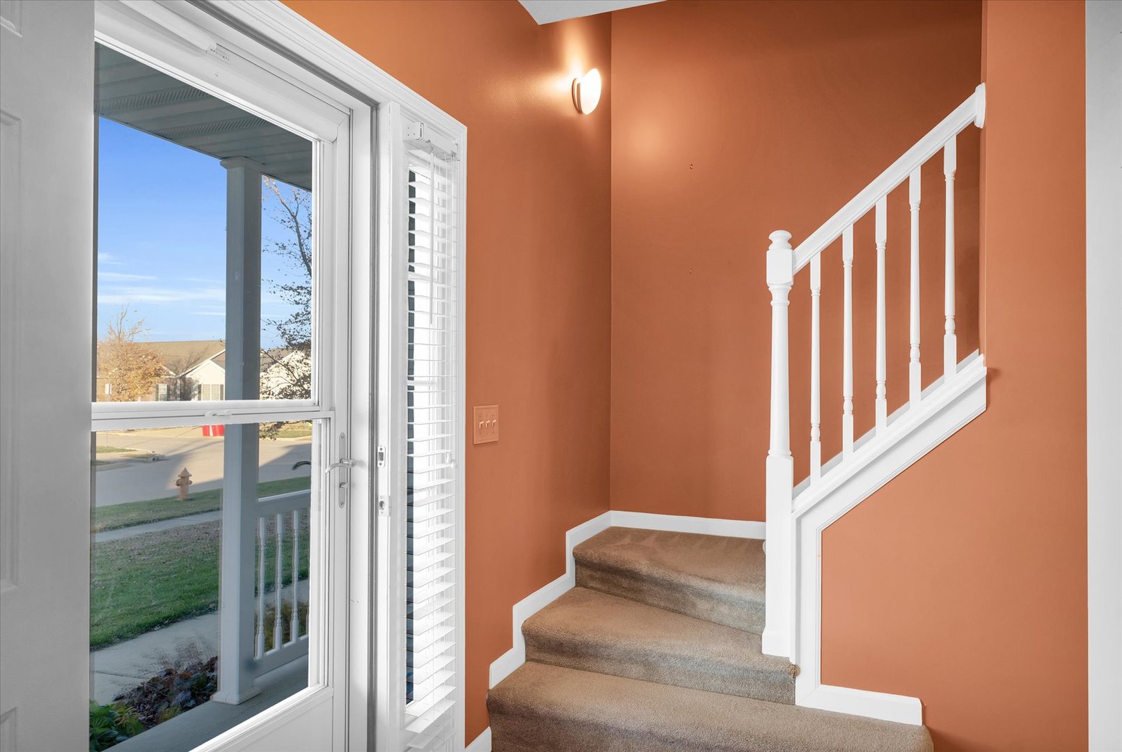 1330 West Ridge Lane Champaign, IL 61822 - Photo 4 of 39 a view of staircase with large window