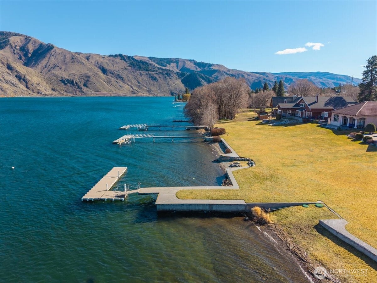 15315 Lakeview Street Entiat, WA 98822 - Photo 32 of 35 a view of swimming pool with a table and chair