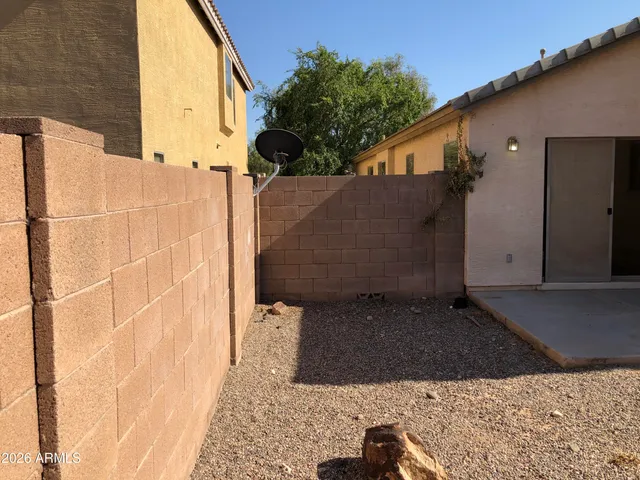 a view of a pathway of a building