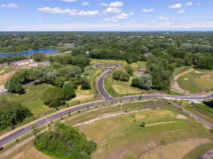 a view of a city with mountains