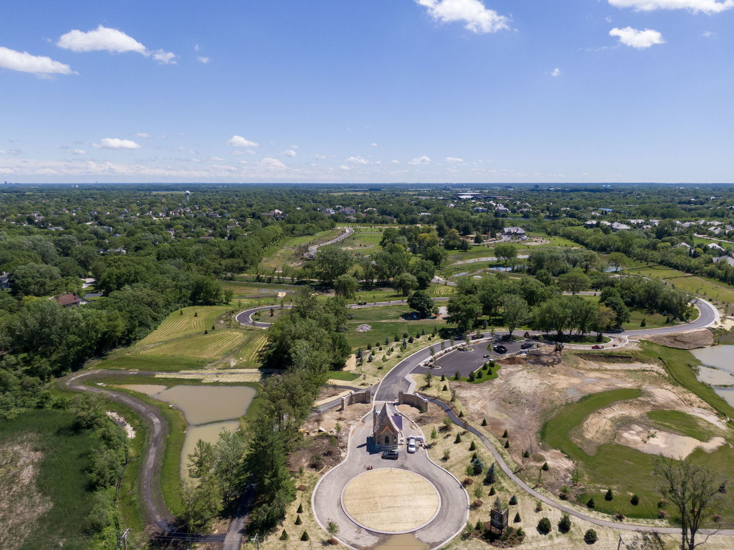61 East Palatine Road South Barrington, IL 60010 - Photo 17 of 22 a view of a city with mountains