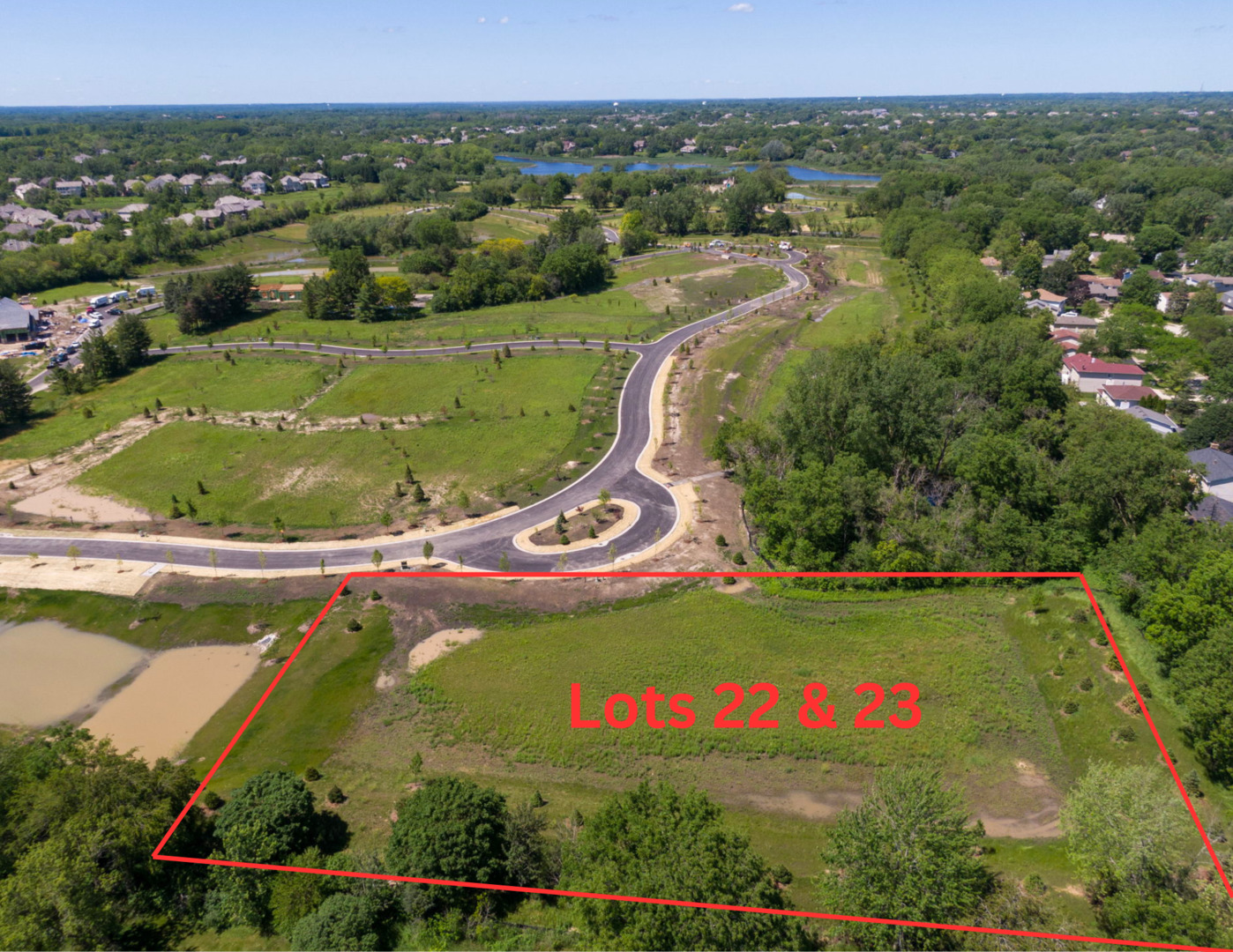 61 East Palatine Road South Barrington, IL 60010 - Photo 2 of 22 an aerial view of residential houses with outdoor space and swimming pool