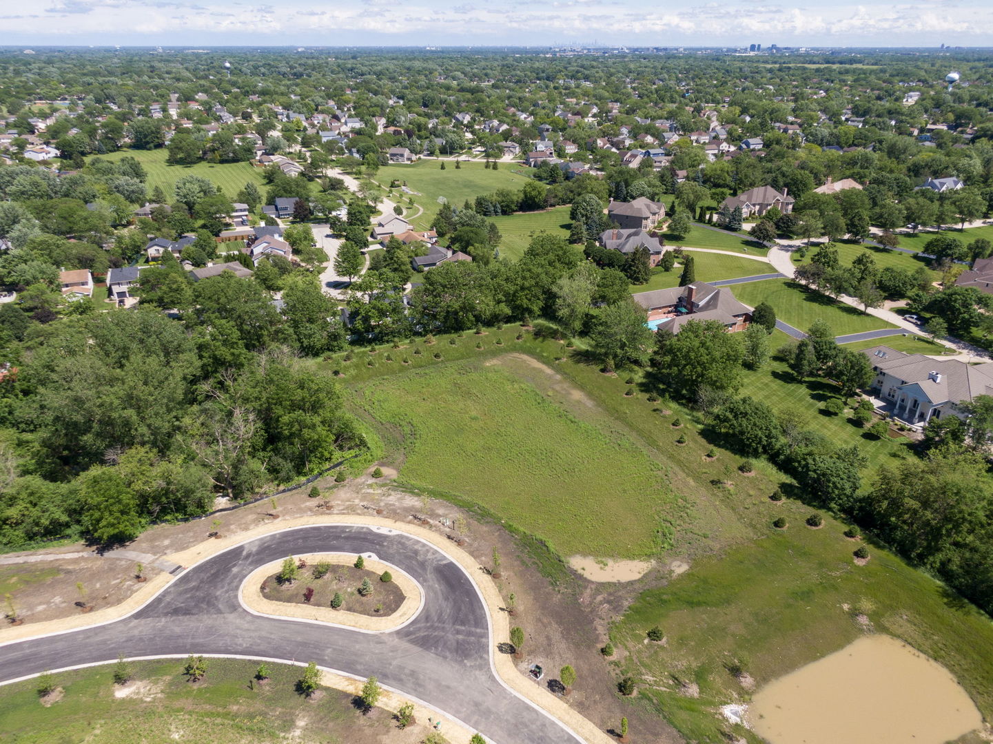 61 East Palatine Road South Barrington, IL 60010 - Photo 8 of 22 an aerial view of a residential houses with outdoor space and a lake view