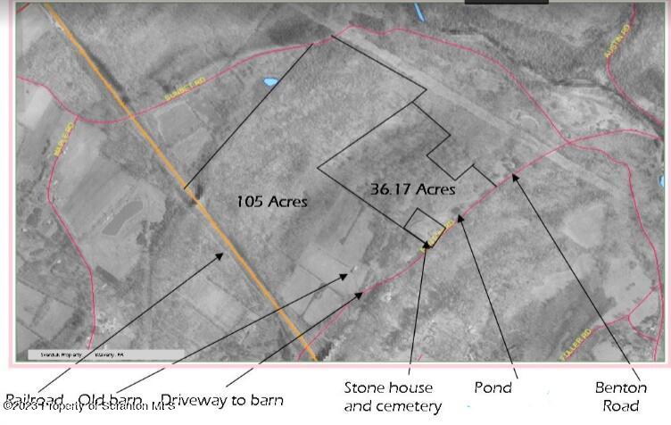 305 Benton Road Dalton, PA 18414 - Photo 4 of 5 a black and white photo of a house