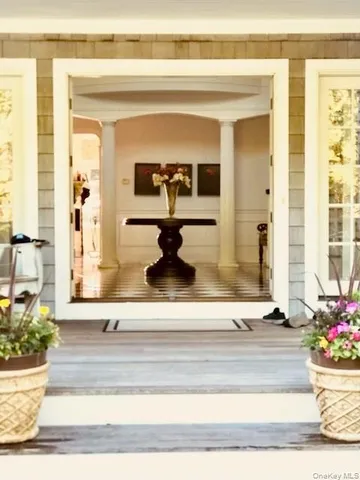 a view of a entryway