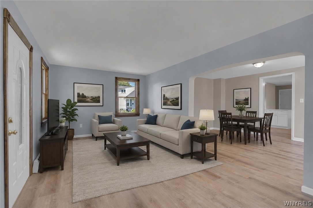 799 Beach Road Cheektowaga, NY 14225 - Photo 4 of 4 Living Room-Virtually Staged