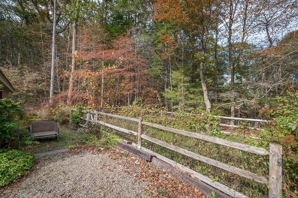 10 Hidden Ledge Road Manchester, MA 01944 - Photo 27 of 40 a view of a wooden bridge