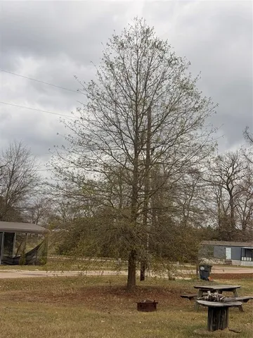a view of a lake with outdoor space