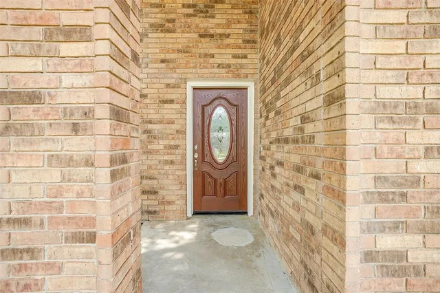 a close up of a door