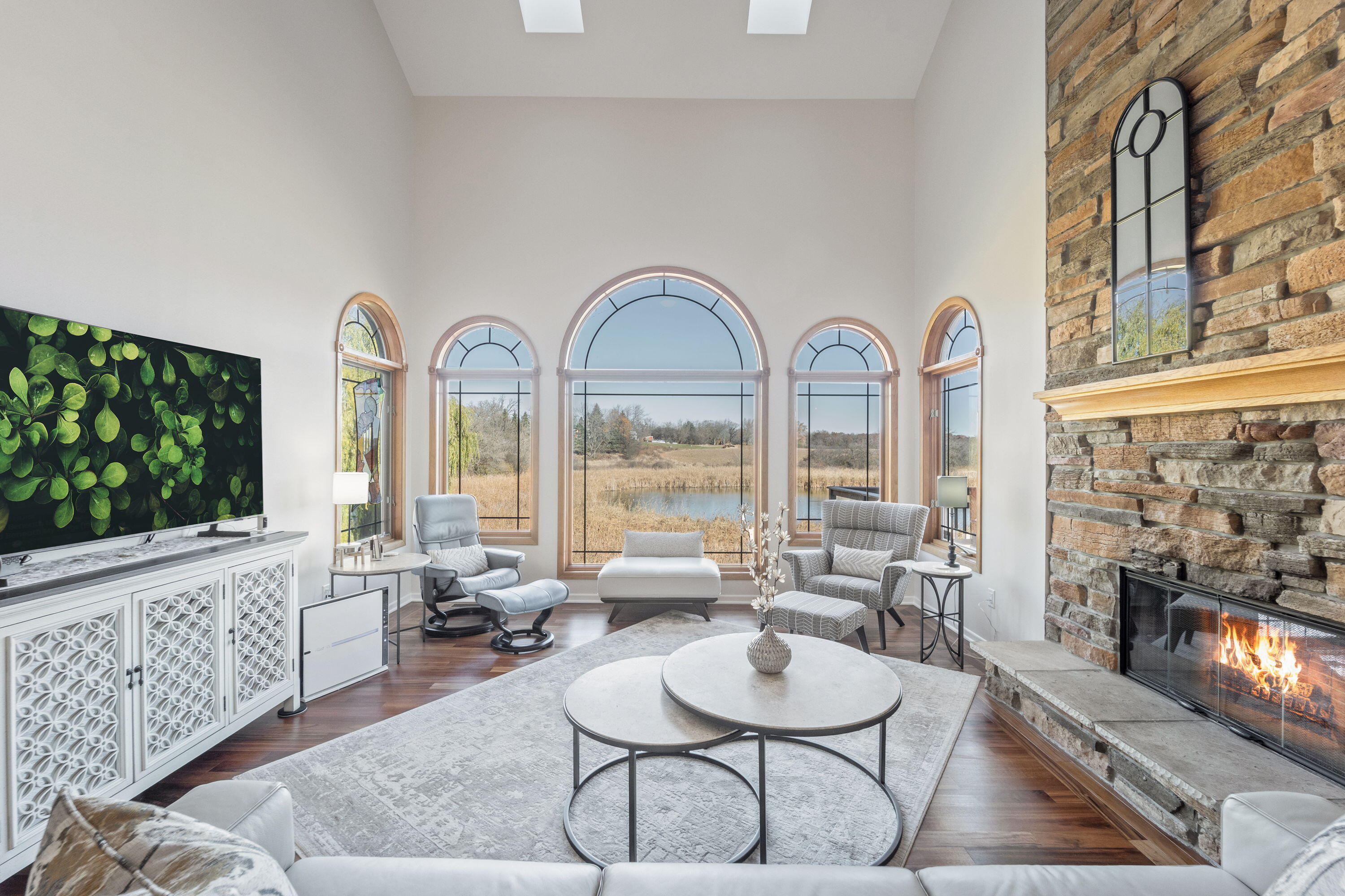 9340 Millstone Drive Mount Pleasant, WI 53406 - Photo 8 of 55 Stunning Windows Overlooking the Pond