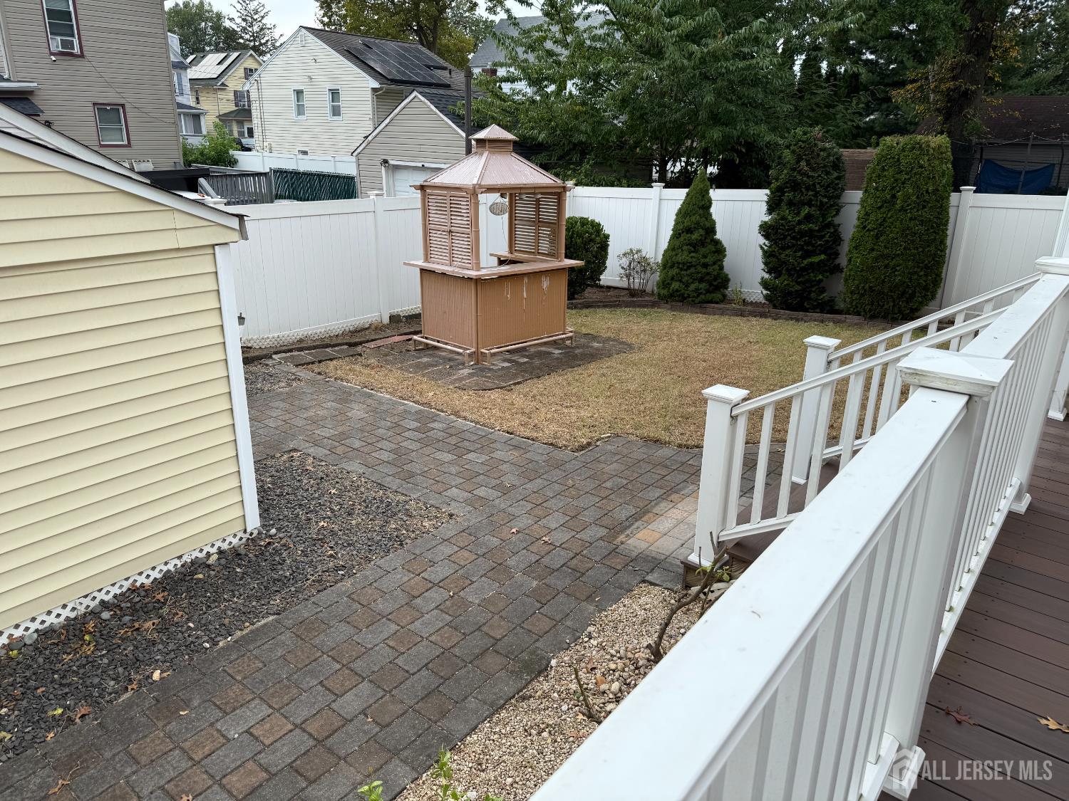 134 Oak Street, Unit 1 Rahway, NJ 07065 - Photo 14 of 16 a view of a house with backyard and sitting area