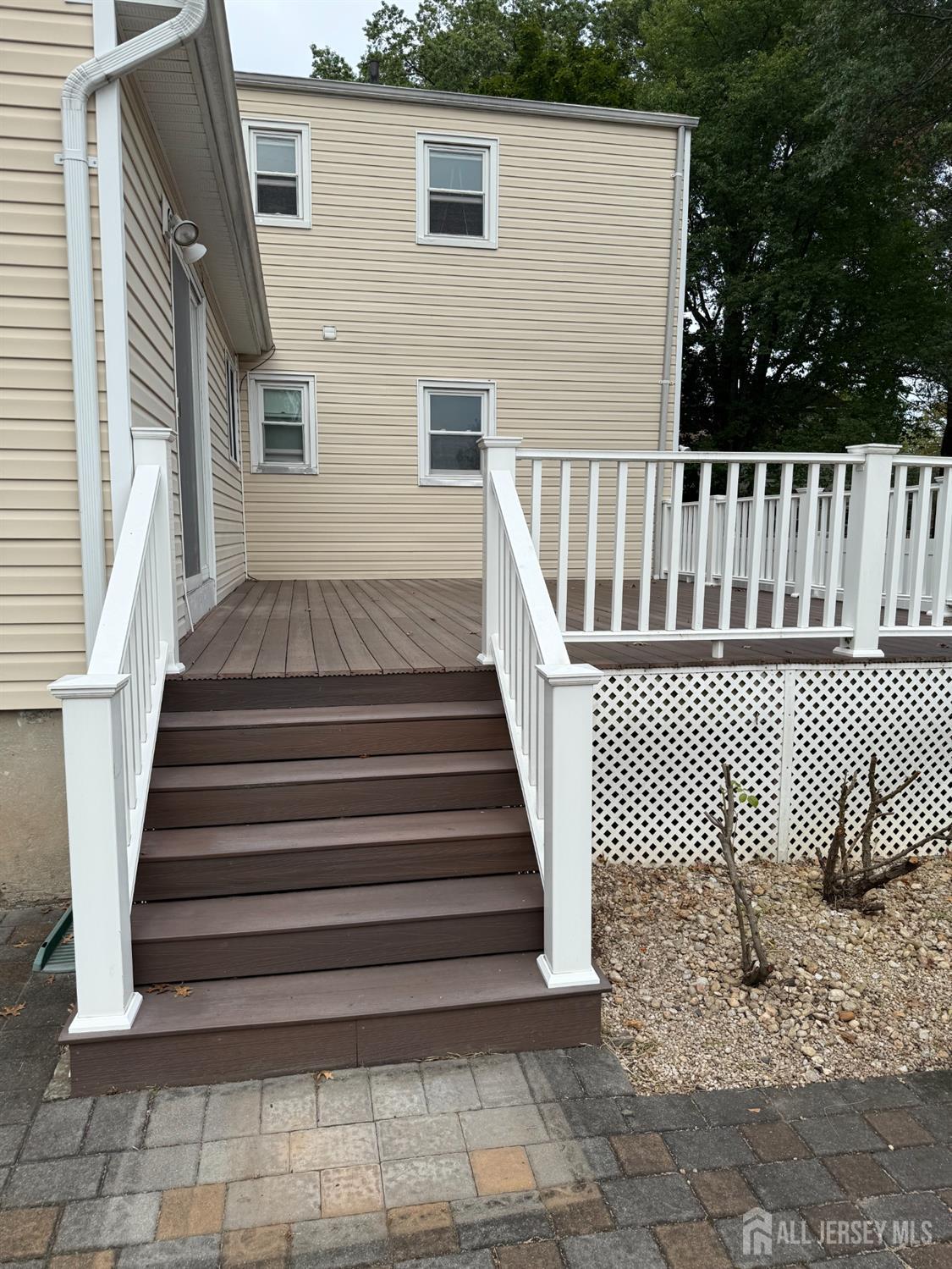 134 Oak Street, Unit 1 Rahway, NJ 07065 - Photo 15 of 16 a view of a house with wooden deck