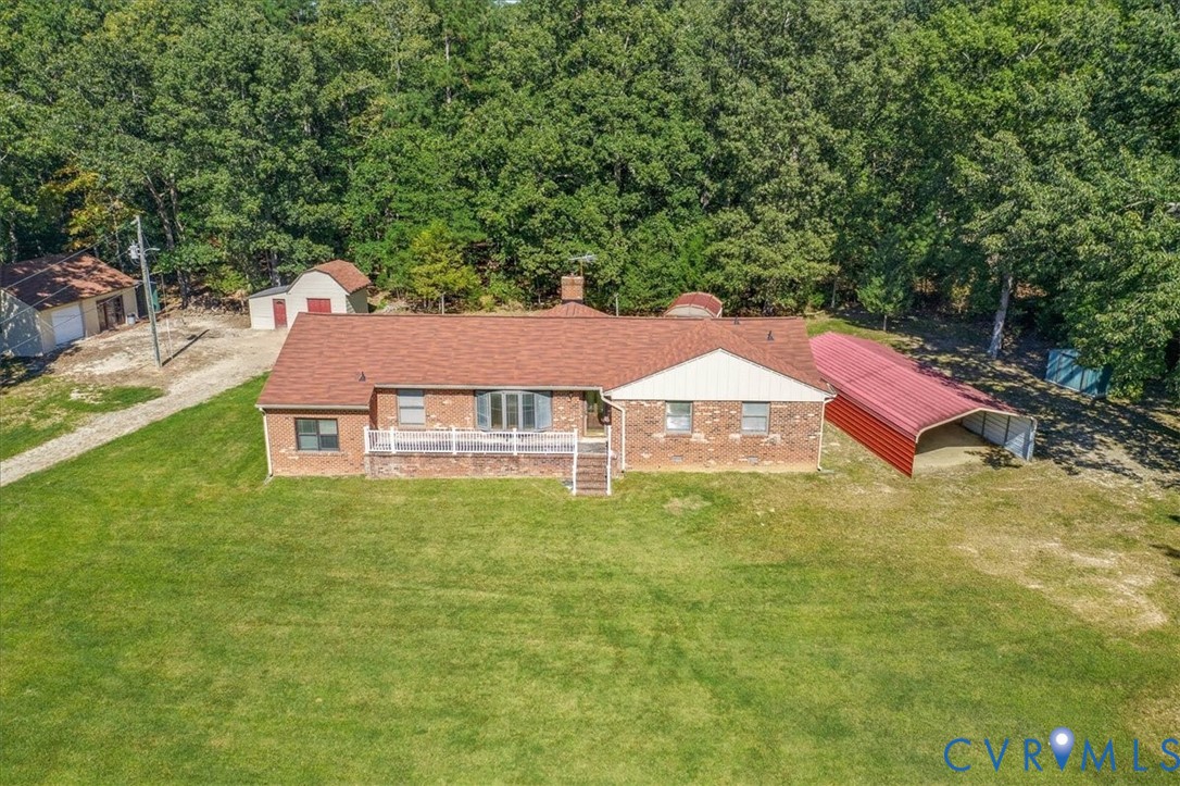 10200 Graves Road Petersburg, VA 23803 - Photo 44 of 45 View from above of property