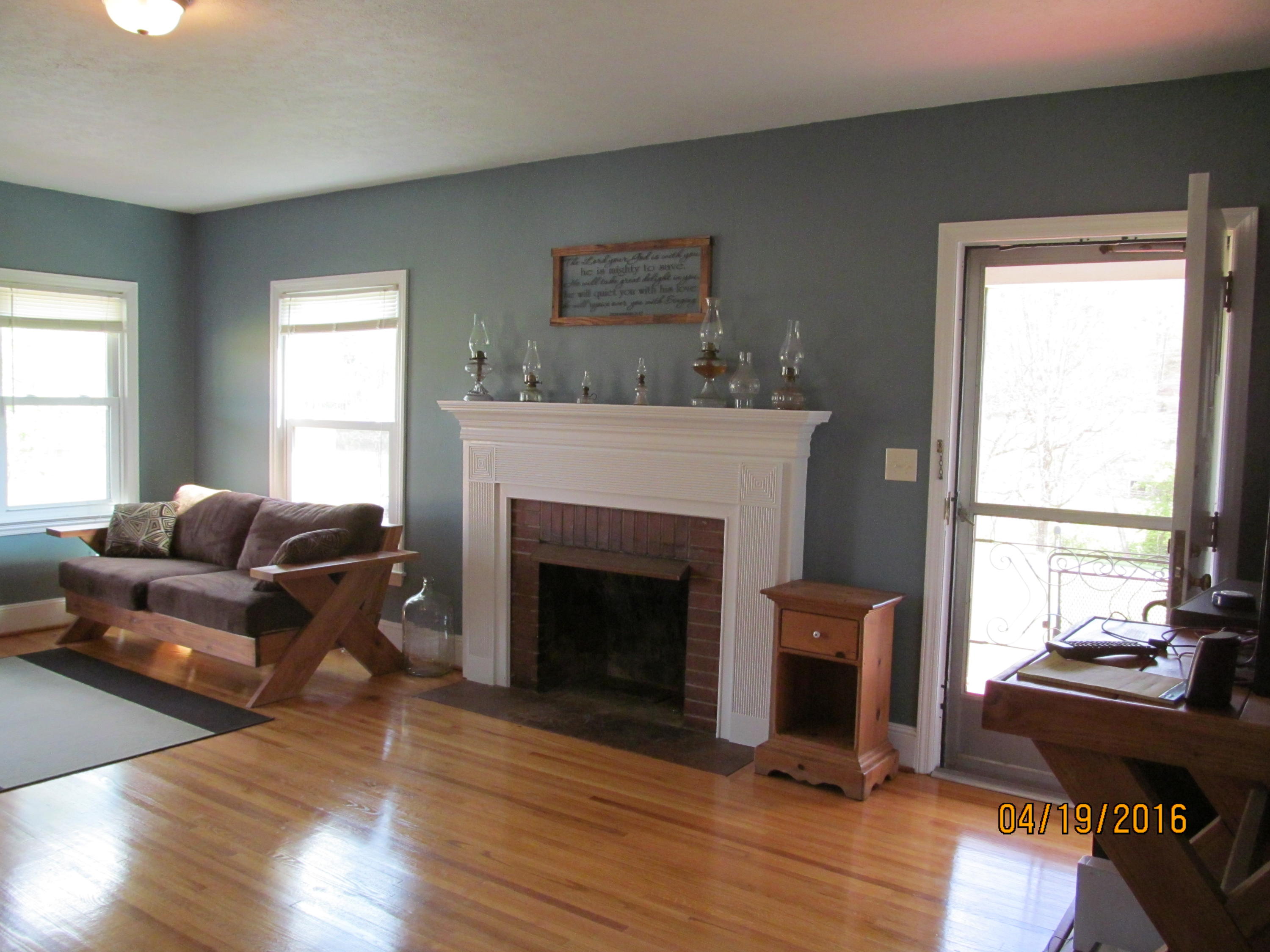 59 Whetstone Road Ferrum, VA 24088 - Photo 10 of 65 a living room with furniture window and a fireplace