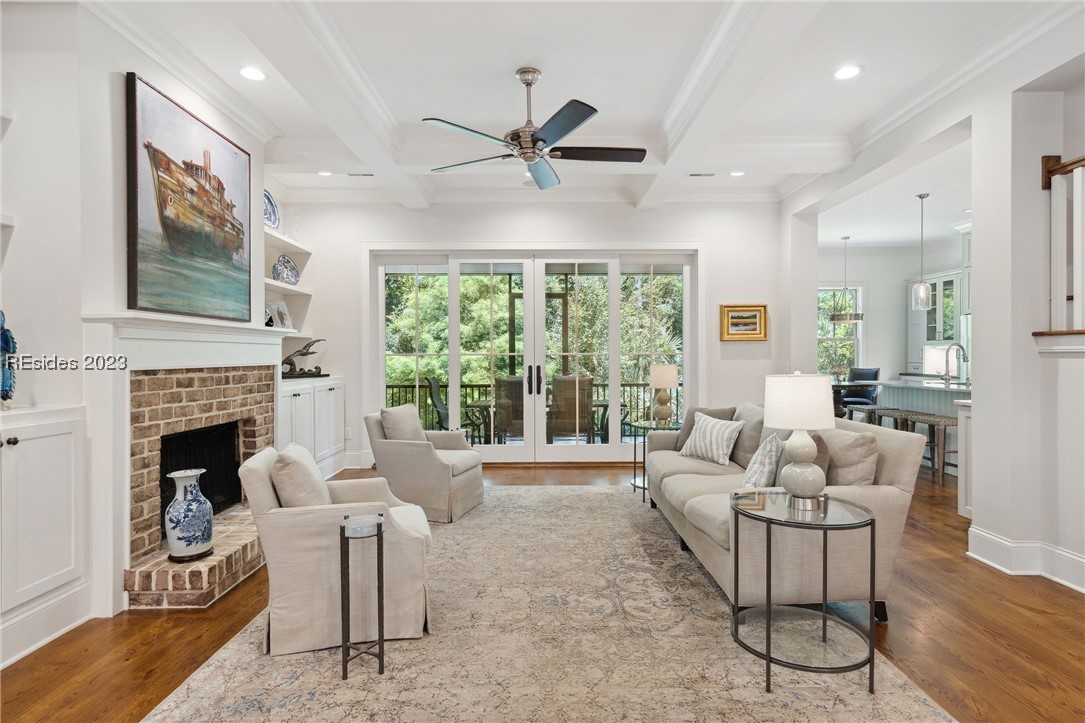 5 Mallard Road Hilton Head Island, SC 29928 - Photo 1 of 1 Gorgeous great room overlooking backyard and woods