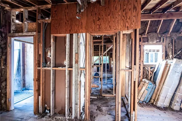a view of an ocean and a mountain