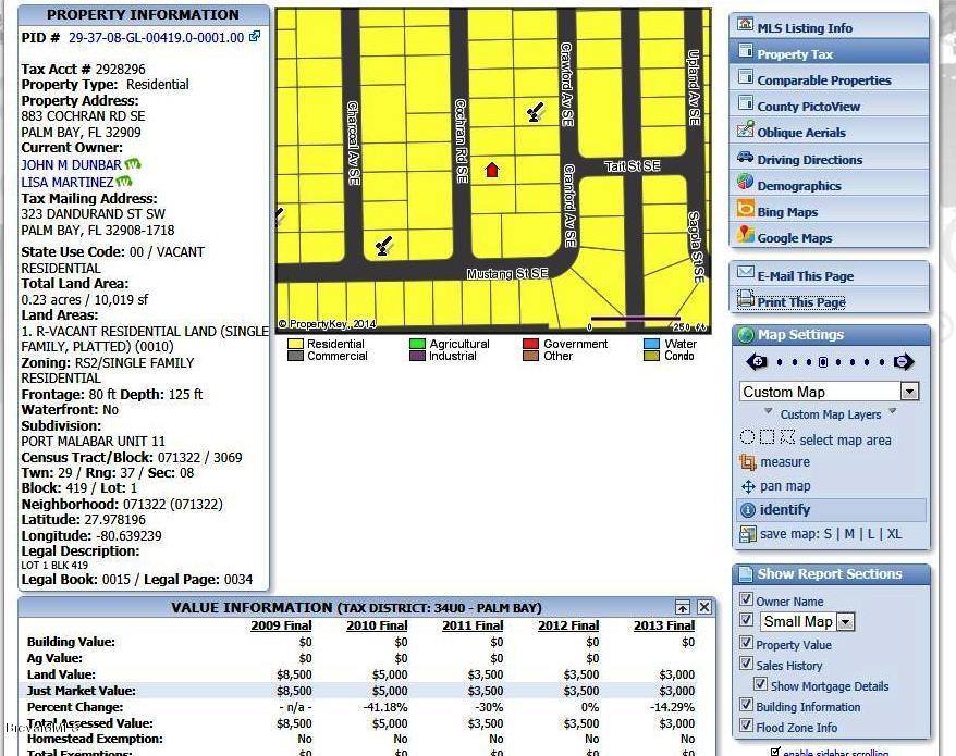 883 Cochran Road Southeast, Unit 11 Palm Bay, FL 32909 - Photo 6 of 6 883 cochran tax