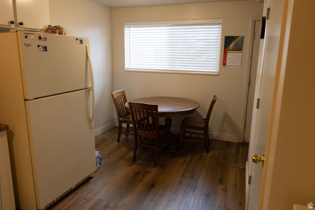 314 West Center Street, Unit A83 Bountiful, UT 84010 - Photo 13 of 19 Dining area featuring dark wood-type flooring