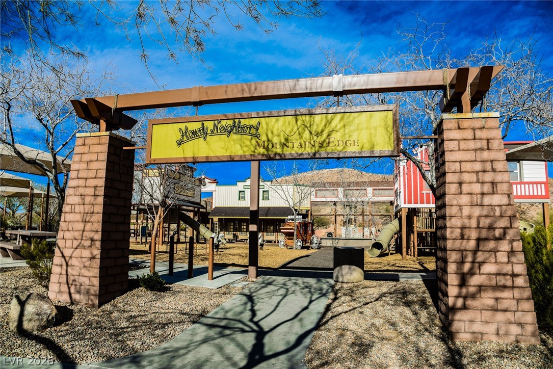 9916 Sable Point Street Las Vegas, NV 89178 - Photo 59 of 73 Welcome to a whimsical outdoor recreation area, perfect for community enjoyment and child's play.