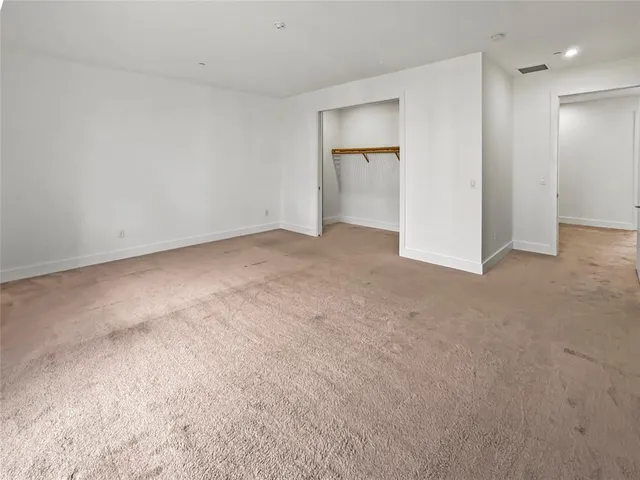 a view of an empty room