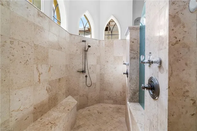 a view of bathroom with shower
