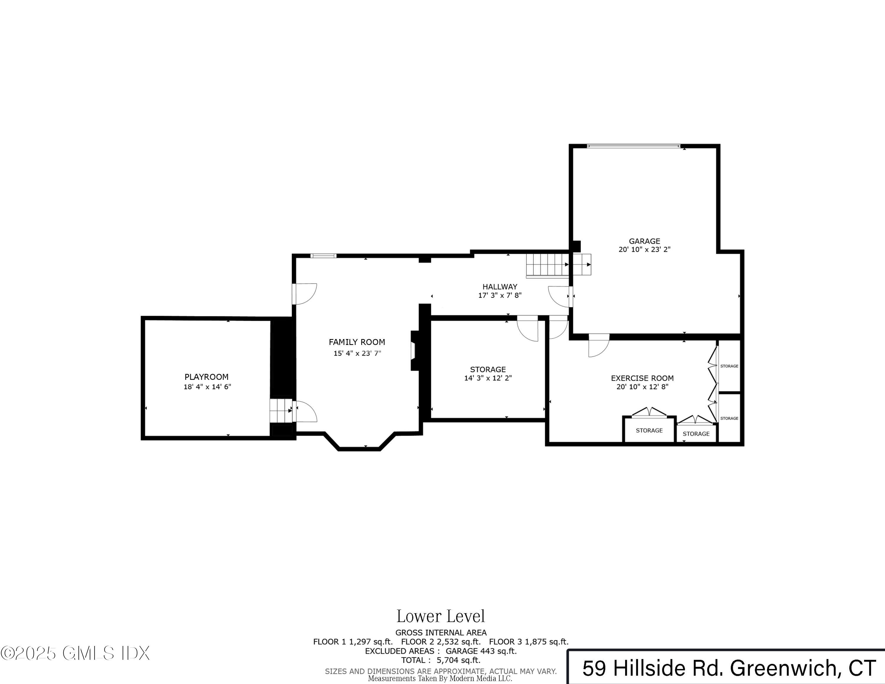 59 Hillside Road Greenwich, CT 06830 - Photo 35 of 35 Lower Level